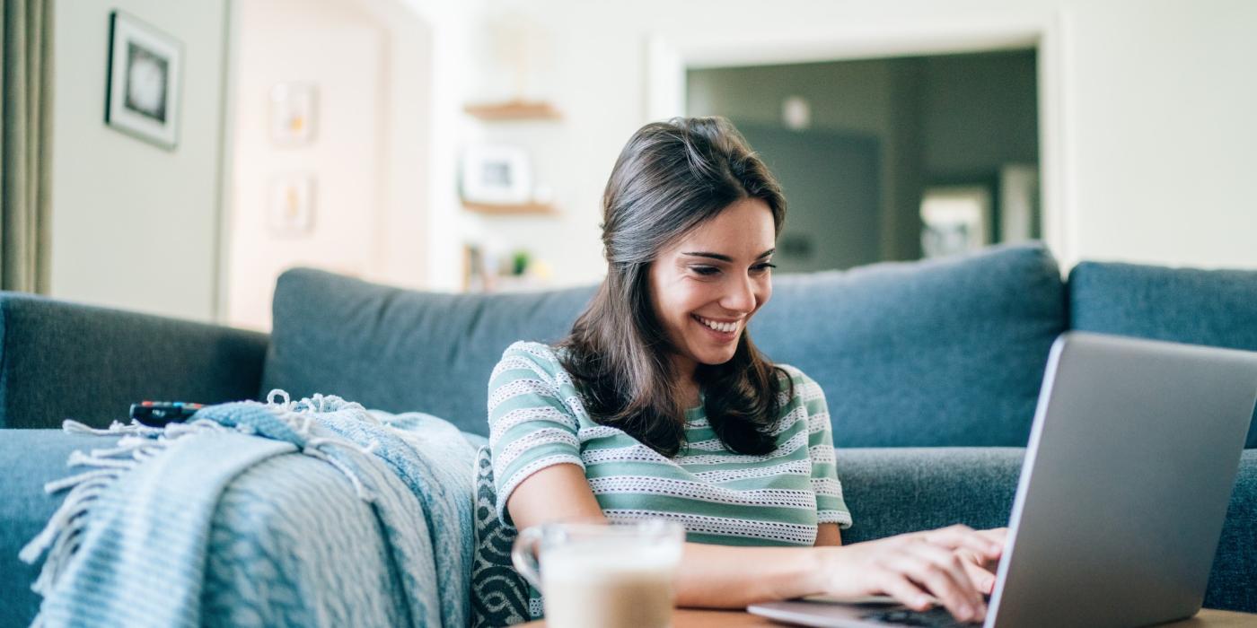 woman on laptop