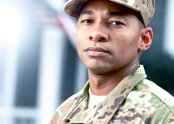 Portrait of an Army man