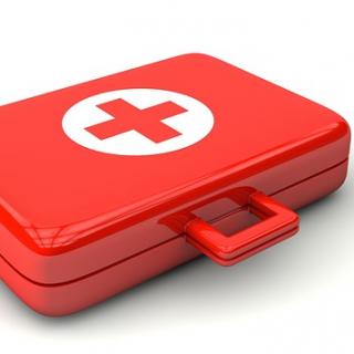 photo of a first aid kit
